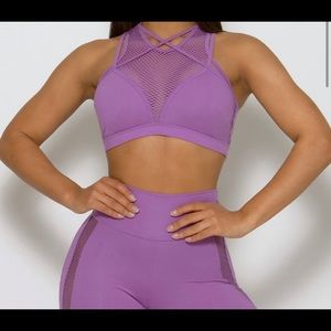 Bombshell sportswear top size L-purple